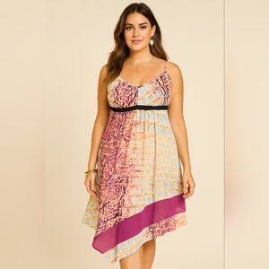 Simple vera vera! Multicolor Sleeveless Dress